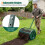 Compoststrooier, verstelbare T-handgreep, 0,077 m³ 8