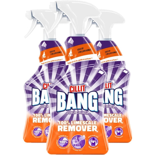 Cillit Bang Cillit Bang Limescale Remover Spray 750ml x3