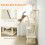 PawHut PawHut Cat Tree, 202cm Cat Tower with Condos, Hammocks, Perches，Beige 7
