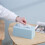 (Blue)Contemporary Pp Paper Dispenser With Stepup Function And Multipurpose Use For Home Car And 5