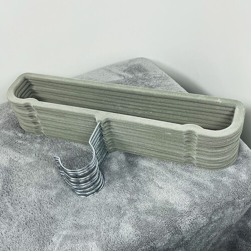 (Gray)Space Efficient Velvet Pant Racks With Nonslip Surface For Home Use Closet 2