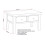 Seconique Windsor 2 Drawer Coffee Table - Natural Oak 8