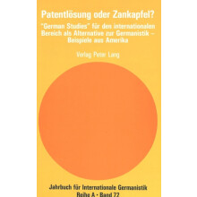 Patentloesung oder Zankapfel German Studies fuer den internationalen B