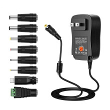 3V 4.5V 5V 6V 7.5V 9V 12V 30W Adapter US Adjustable Power Adapters USB 2.1A Universal Charger Power Supply