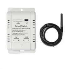 Tuya Wifi 16A Temperature Power Monitor with Temperature Sensor Probe Real Monitoring Remote Control