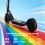 Electric scooter for children,16km Foldable,Black 3