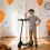 Electric scooter for children,16km Foldable,Black 9