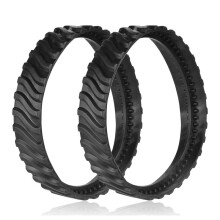 2Pack Track Replacement for MX6 MX8 Elite Suction Cup Pool Cleaner, R0526100 Heavy Duty Rubber Precision Wheel Band