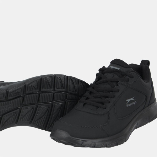 Slazenger (11 UK, Black/Suede) Slazenger Mens Force Mesh Trainers 2