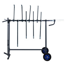 SwitZer Body Shop Panel Stand Mobile Rotating Spray Painting Stand for Vehicle