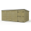 16 x 10 Pent Shed Tanalised (Double Door, No Windows) 2