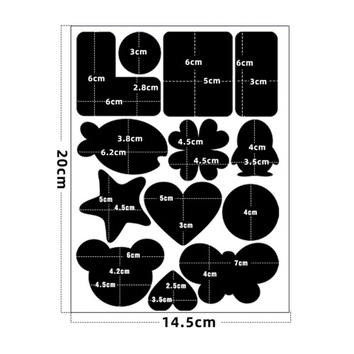 Parches autoadhesivos para reparar ropa (5 hojas) White 1