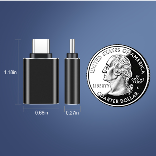 USB-C-auf-USB-3.1-Adapter Black 2