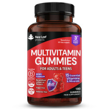 Multivitamin Sugar Free Gummies For Adults & Teens - 180 Vegan Gummies