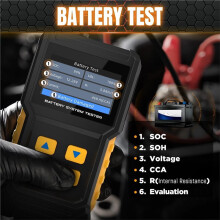 Car Battery Tester 12V 24V, Automotive Load Tester for Cars, Trucks, Motorcycles, Boats