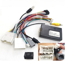 Car Android Radio Wiring Harness with CAN Bus Decoder Plug , Power Cable Connector for Taliant Dacia Sandero