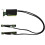 PCIE5.0 GPU  Card Server Cable PCIE5.0 16X to 2 MCIO Server GEN5 Data Cable PCIE5.0 Adapter Backplane B 1