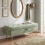 Homcom (Green) HOMCOM Storage Ottoman, Chenille Ottoman Storage Box 5