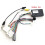 Car Android Radio Wiring Harness with CAN Bus Decoder Plug , Power Cable Connector for  Taliant Dacia Sandero 6