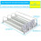 Canned Beverage Push Rack Drink Organizer Dispenser Spring Push Adjustable Width Storage Shelf E-Shaped 410mm 4 Rows B 6