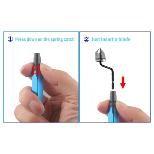 Countersink Blade,Inner Hole Chamfer Deburring Repairing Blade for Wood/Plastic/Steel, Replacement Countersink Blade 1