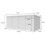 16 x 9 Pent Shed Tanalised (Double Door, No Windows) 4