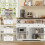 Rustic Sideboard Cabinet With Drawers Storage Buffet Unit For Dining Room 4