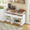 Rustic Sideboard Cabinet With Drawers Storage Buffet Unit For Dining Room 5
