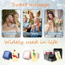 300PCS Hang Tags with String,Shipping Labels with Reinforced Hole and Elastic String,Writeable,Perfect for All Occasions