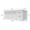 16 x 9 Pent Shed Tanalised (Double Door, With Windows) 4