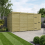 16 x 9 Pent Shed Tanalised (Single Door, No Windows) 1