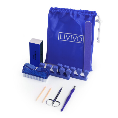 LIVIVO All-in-1 Pedicure Kit - Blue 1