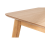 Boden Oak Veneer Rectangular Table, Tapered Legs 6