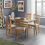 Boden Oak Veneer Rectangular Table, Tapered Legs 4