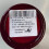 6.5x6.5cm RED TEALIGHT HOLDER (1x6) 2
