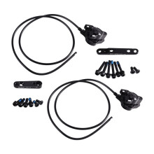 LTWOO Étrier de Frein Hydraulique Road Flat Mount, Plaquettes ICE-TECH, pour Route et BMX, Usiné CNC Léger