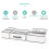 LIVIVO Wardrobe Fabric Boxes - Set of 5 1