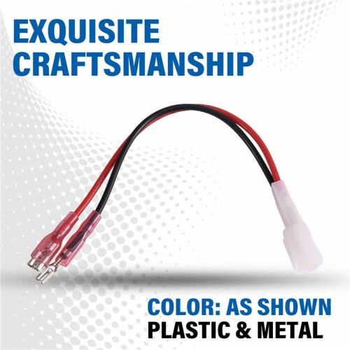 4Pair Car 2Pin Stereo Speaker Wire Harness Adaptors for  Auto Speaker Replacement Connection Wiring Plug Cables 1