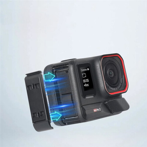 Side Cover + Quick-Release Bracket for  Ace Pro 2 Vertical Shooting Quick Release Adapter Sport Camera Accessory