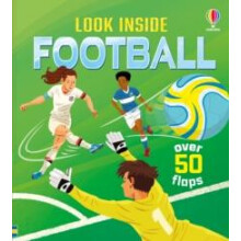 Look Inside Football by Rob Lloyd Jones Paperback Book