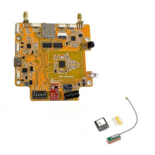 NM-RF-Hat Companion Hat with GPS Zero-Conflict, Multi-Band RF for ESP32-2432S028 CYD CC1101 IR TX/RX 433M ASK Power Mgmt