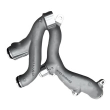 LR186859 AJ814311 LR186917 AJ814312 2PCS Reinforced Thermostat Aluminum Water Pipe for