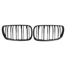 For X3 E83 2007-2010 Car Grille Front Bumper Kidney Grill Gloss Black Racing Grill 51113420087 51113420088