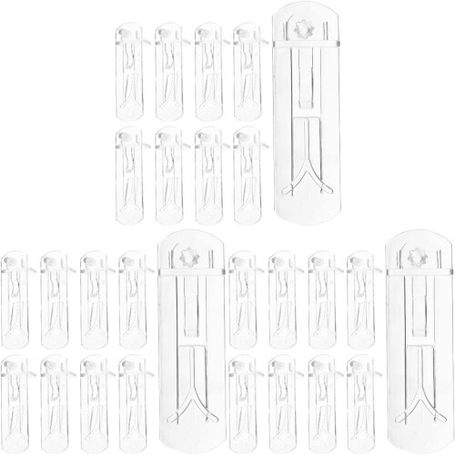 60 pezzi di perni di supporto per ripiani in plastica resistente per staffe di supporto per ripiani, clip di supporto per ripiani
