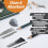 Faber-Castell Faber-Castell Kneadable Artist Putty Eraser Grey 8 Pack 6