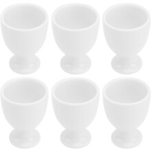 6 db-os háztartási tojástartó, kerámia, tojástartó, fehér, finom kerámia porcelán pohár