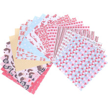 24 lapos Valentin-napi scrapbook papír DIY kézműves scrapbook papír Valentin-napra