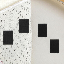 50 paia di nastri antiscivolo biadesivi per il fissaggio di divani e tappeti, strisce decorative resistenti per la casa.