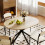 Homcom HOMCOM Extendable Dining Table for 4-6 with X-Shape Base, Natural Wood 9