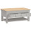 Seconique Bordeaux 2 Drawer Coffee Table - Pebble Grey/Oak 3